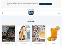Tablet Screenshot of jenierteas.com